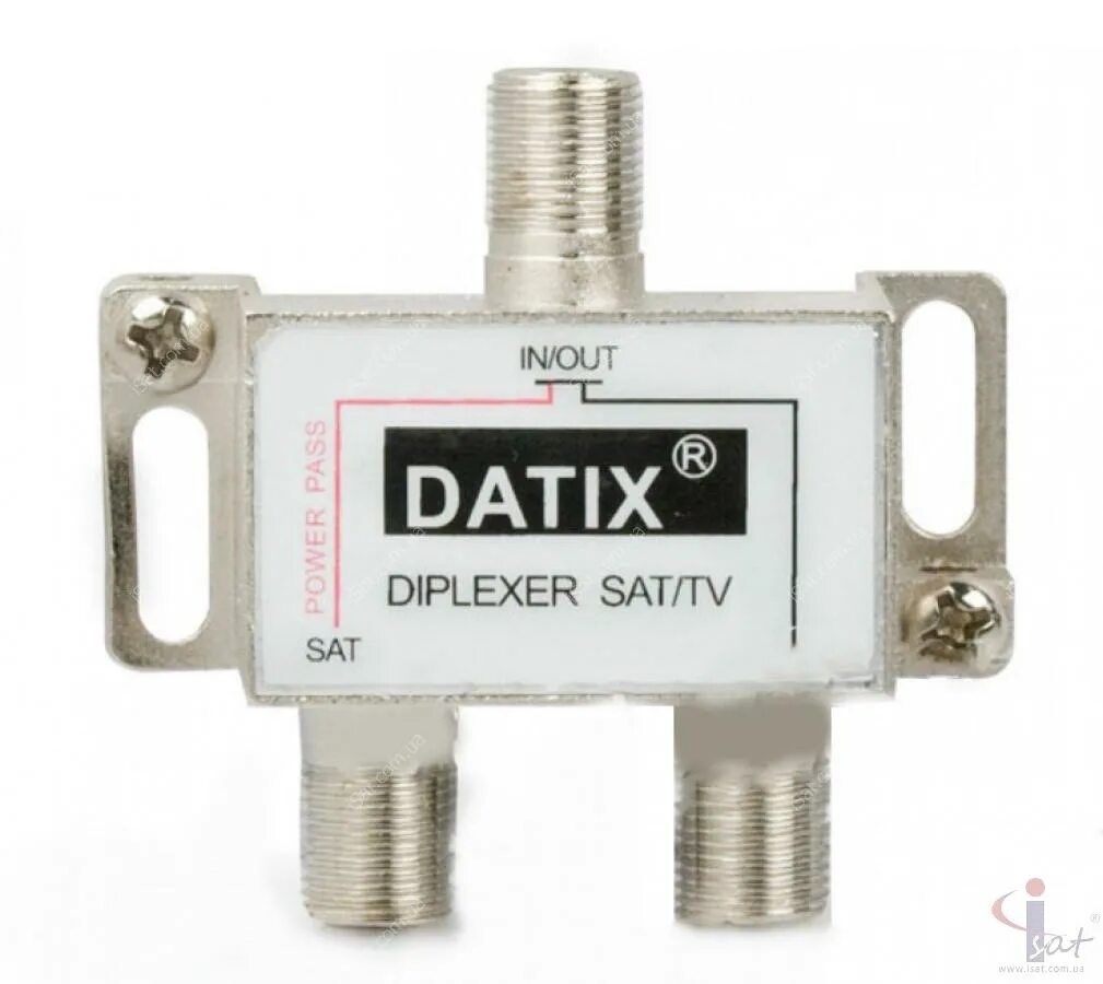 Диплексер 2 sat TV. Datix TT-208. Диплексор антенный. Объединитель видеосигнала для тарелки.