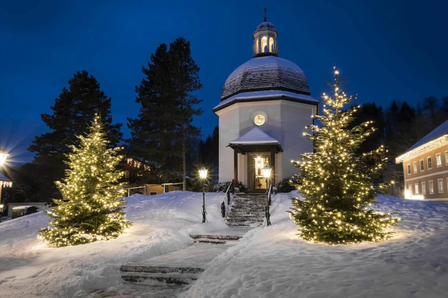 Ночь рождества музыка. Австрия и музыка зимой фото.