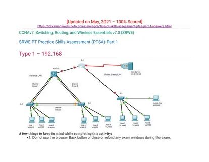 Ccna routing & switching essentials practice skills assessment part ii