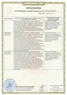 Сертификат на спецобувь
