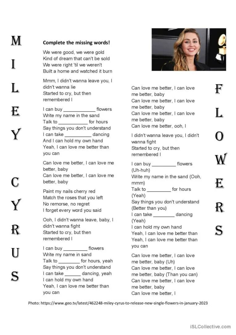 Flowers Miley Cyrus текст. Майли Сайрус Flowers Lyrics. Flowers Miley Cyrus транскрипция. Miley Cyrus 2023 Flowers.