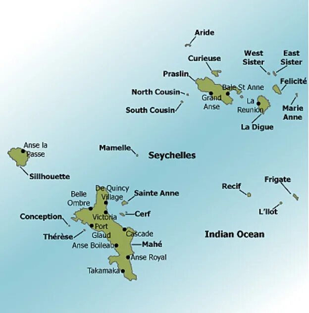 Остров Праслин Сейшельские острова на карте. Карта Сейшельских островов на карте. Сельшейские острова на карте.
