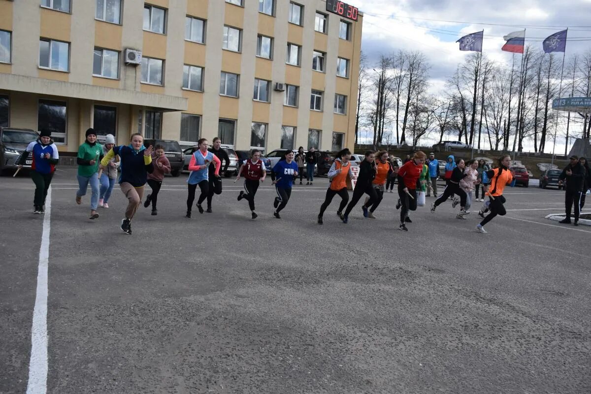 участвовали в эстафетах