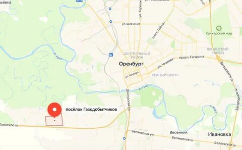 Где находится поселок газодобытчиков в оренбурге