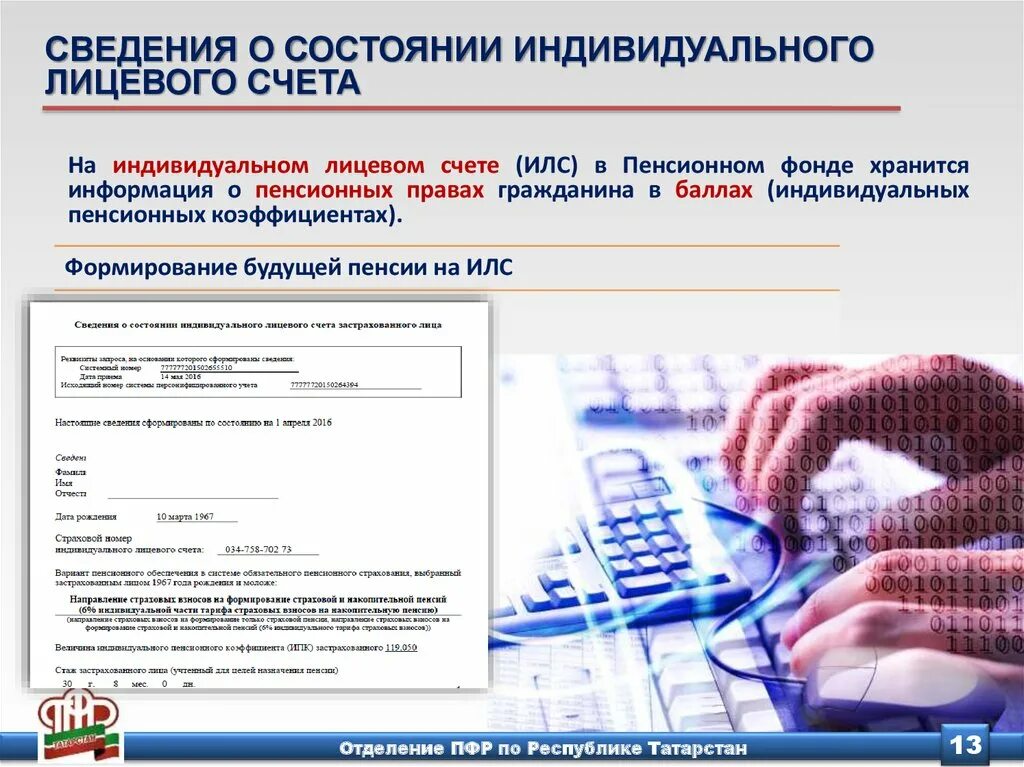 Пенсионный фонд рф счет. Инлиыилуальный лицевой счёт. Пенсионный лицевой счет. Лицевой счет ПФР. Информация о лицевом счете.
