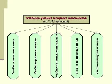 Начальные умения учебной деятельности