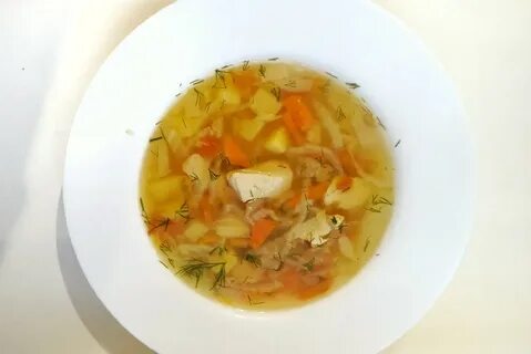 Суп с пекинской капустой и курицей