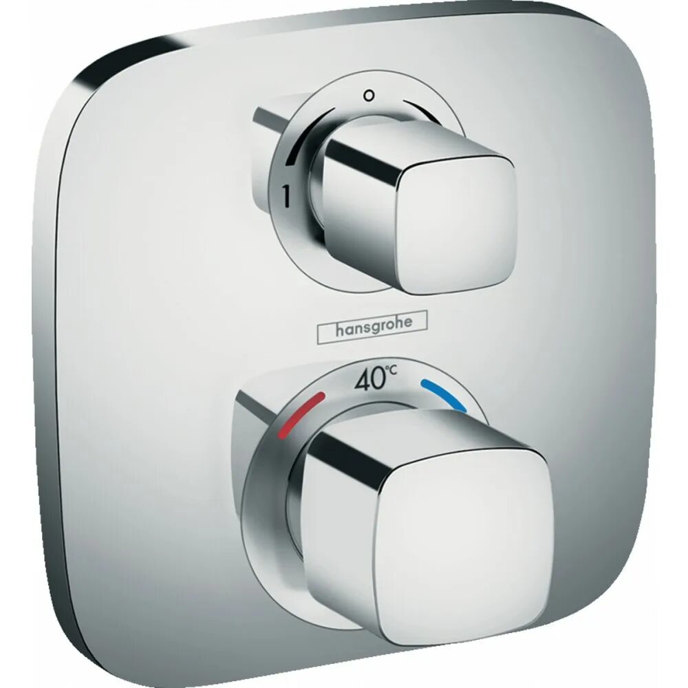 Термостат Hansgrohe Ecostat e 15708000 для ванны с душем. Термостат Hansgrohe Ecostat. Hansgrohe 15708000. Hansgrohe Ecostat e [15708000]. Смеситель с терморегулятором для ванной