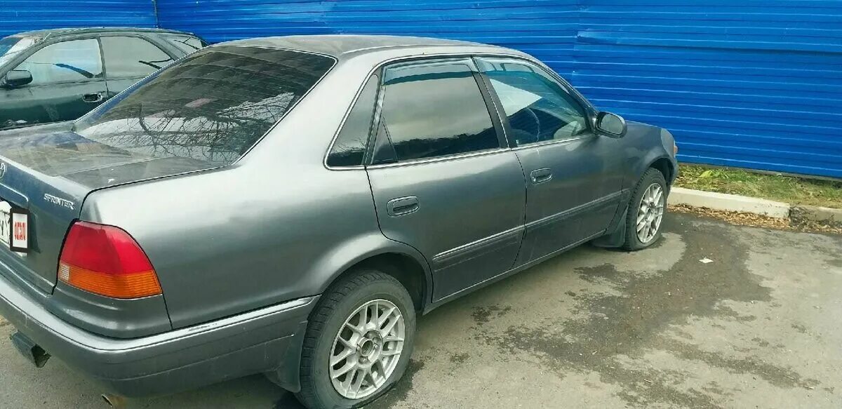 24 ноября 1995 г 181. Тойота Спринтер 1995. Toyota Sprinter 1995 Front. Тойота Спринтер 1995 вид сбоку. Тойота Спринтер 1995 года ае печь.