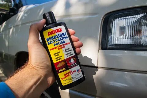 Паста для полировки фар автомобиля