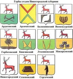 Герб города нижегородский