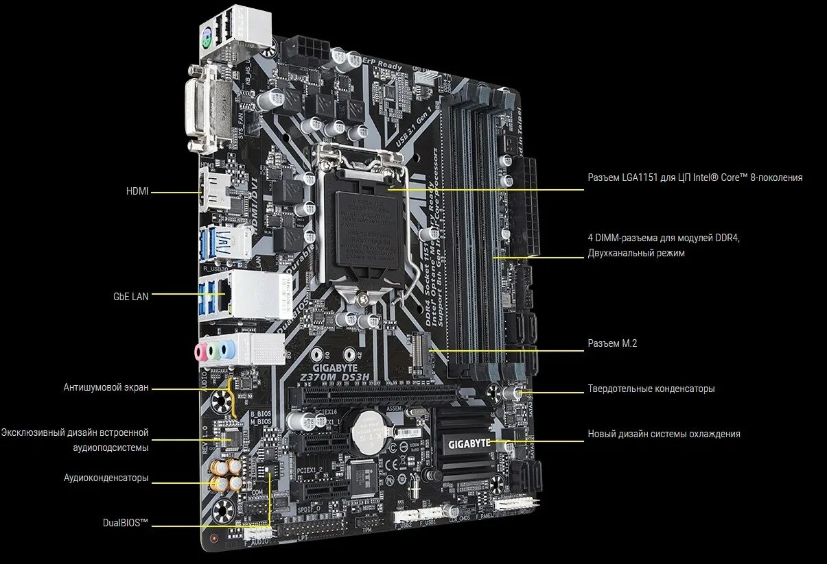 Материнская плата Gigabyte z370m. Материнская плата ds3h z370. Gigabyte z370m ds3h, LGA 1151v2, Intel z370, MATX, Ret. Материнская плата Gigabyte z370 v2. B450m ds3h cf