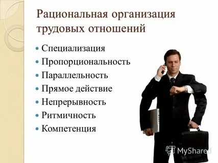 Рациональная организация экономической деятельности