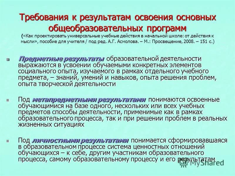 Способы деятельности применимые в рамках образовательного