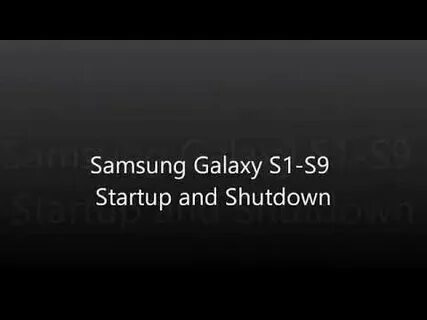 Samsung tv startup and shutdown