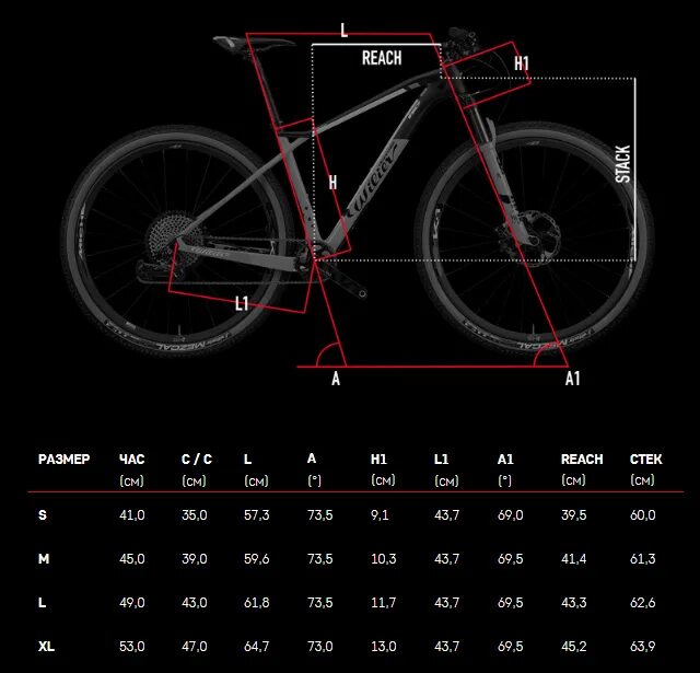 Размер велосипеда s. Wilier 110x. Размер рамы велосипеда Wilier MTB 1996. Ростовка XL на велосипед. Размер рамы XL велосипеда.