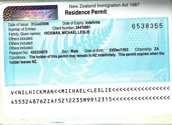 New zealand number