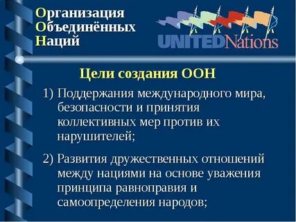 Цели создания организации