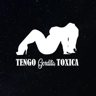 TENGO GORDITA TOXICA Decal / Para La Troca/ Puro Trokiando / image 0.