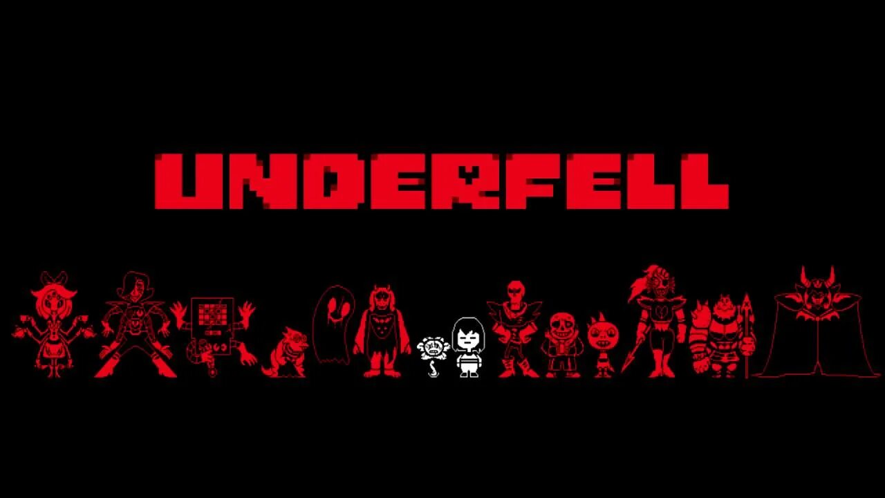 Underfell theme. Логотип андерфелл. underfell надпись. underfell игра.
