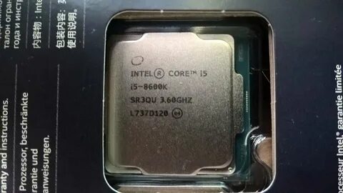 Intel i5 8600