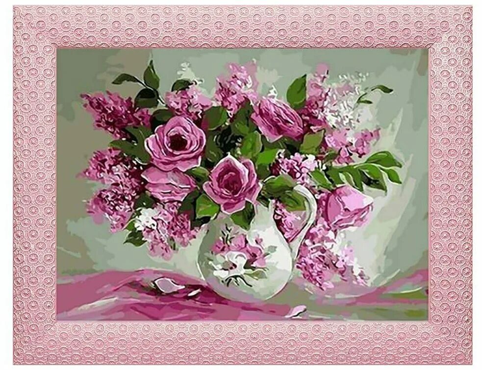 нежный букет картина по номерам на холсте. набор живопись на холсте. картина по номерам артикул. антонио джанильятти пионы. рисование по номерам на холсте.
