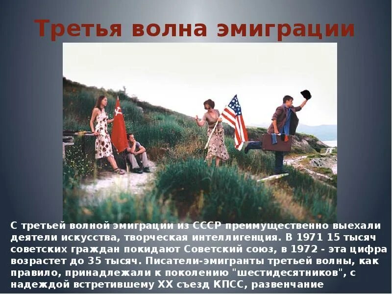 Третья волна эмиграции из СССР. Третья волна эмиграции (1960–1980-е годы). Третья волна русской эмиграции. Эмигранты 3 волны. Эмигранты из ссср