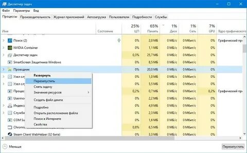 Почему не открывается диспетчер задач