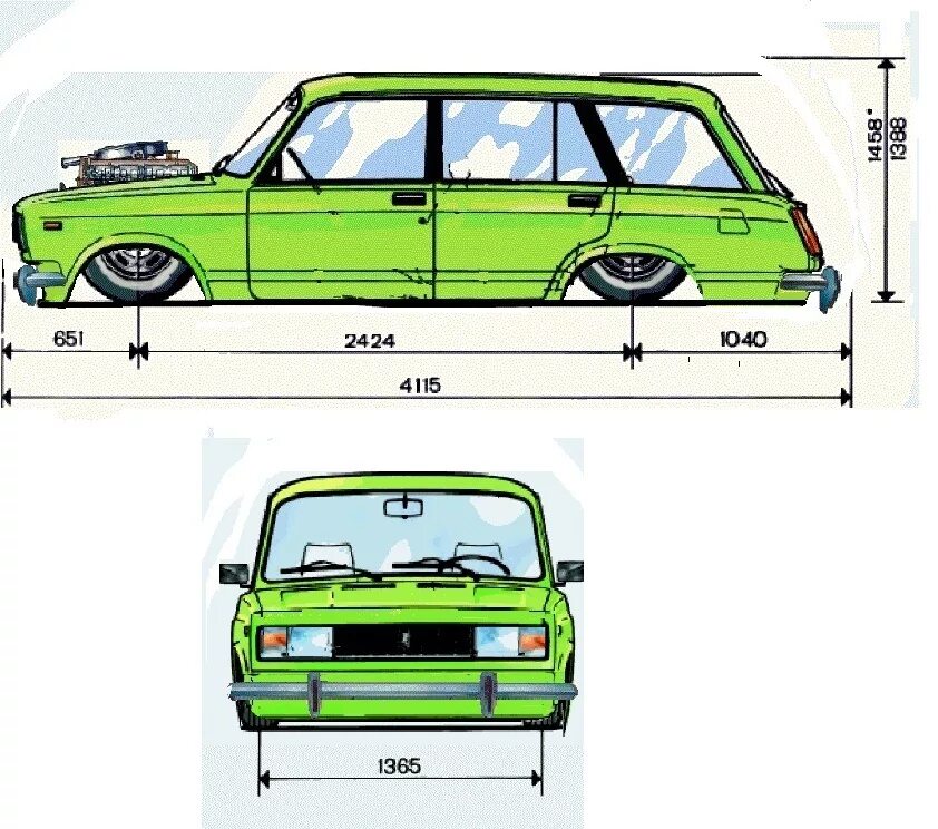 Габариты автомобилей ваз. ВАЗ 2104 чертеж. ВАЗ 2105 чертеж. Чертеж Жигули ВАЗ 2104.