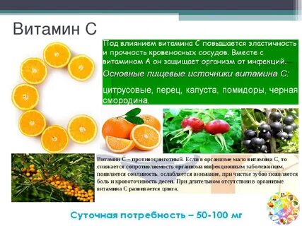 Проект аскорбиновая кислота