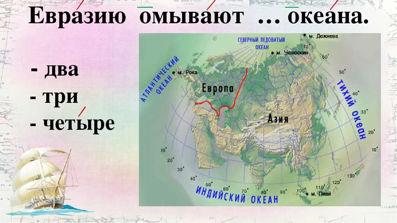 Азия омывается океанами. Окенаыомывающие Евразию. Моря которые омывают материк Евразия. Берега Евразии омывают моря. Евразия океаны и моря омывающие материк.