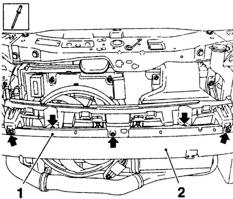 Снятие и установка заднего бампера на Opel Astra H