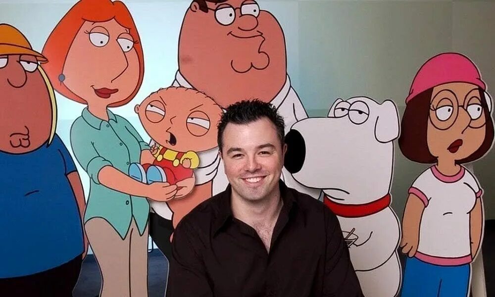 Гриффины в реальной жизни. Seth MACFARLANE Family guy. Сет МАКФАРЛЕЙН Гриффины. Сет МАКФАРЛЕЙН И Питер Гриффин.