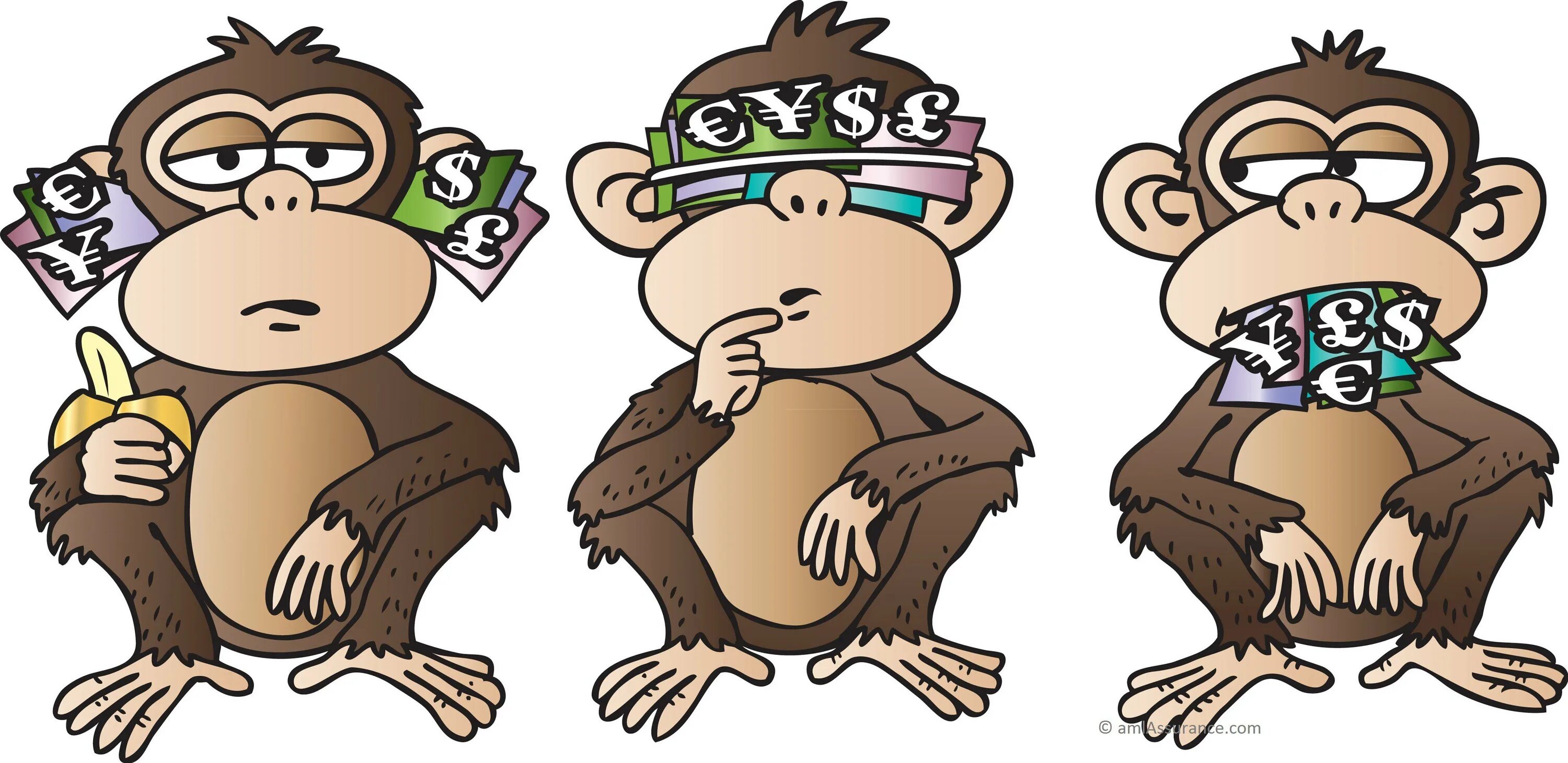 Три обезьяны. Три обезьянки. Обезьяны не слышу не вижу. Обезьяна с деньгами.