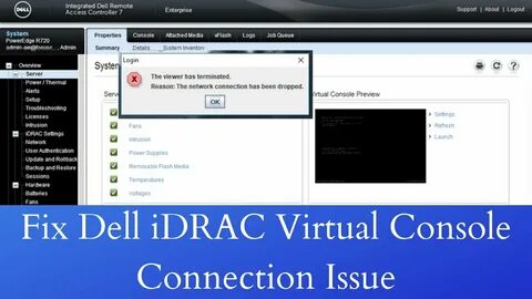 Connection dropped