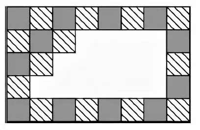 Игра две плитки. Стены в шахматном порядке. Пол выложен плиткой двух видов задача.