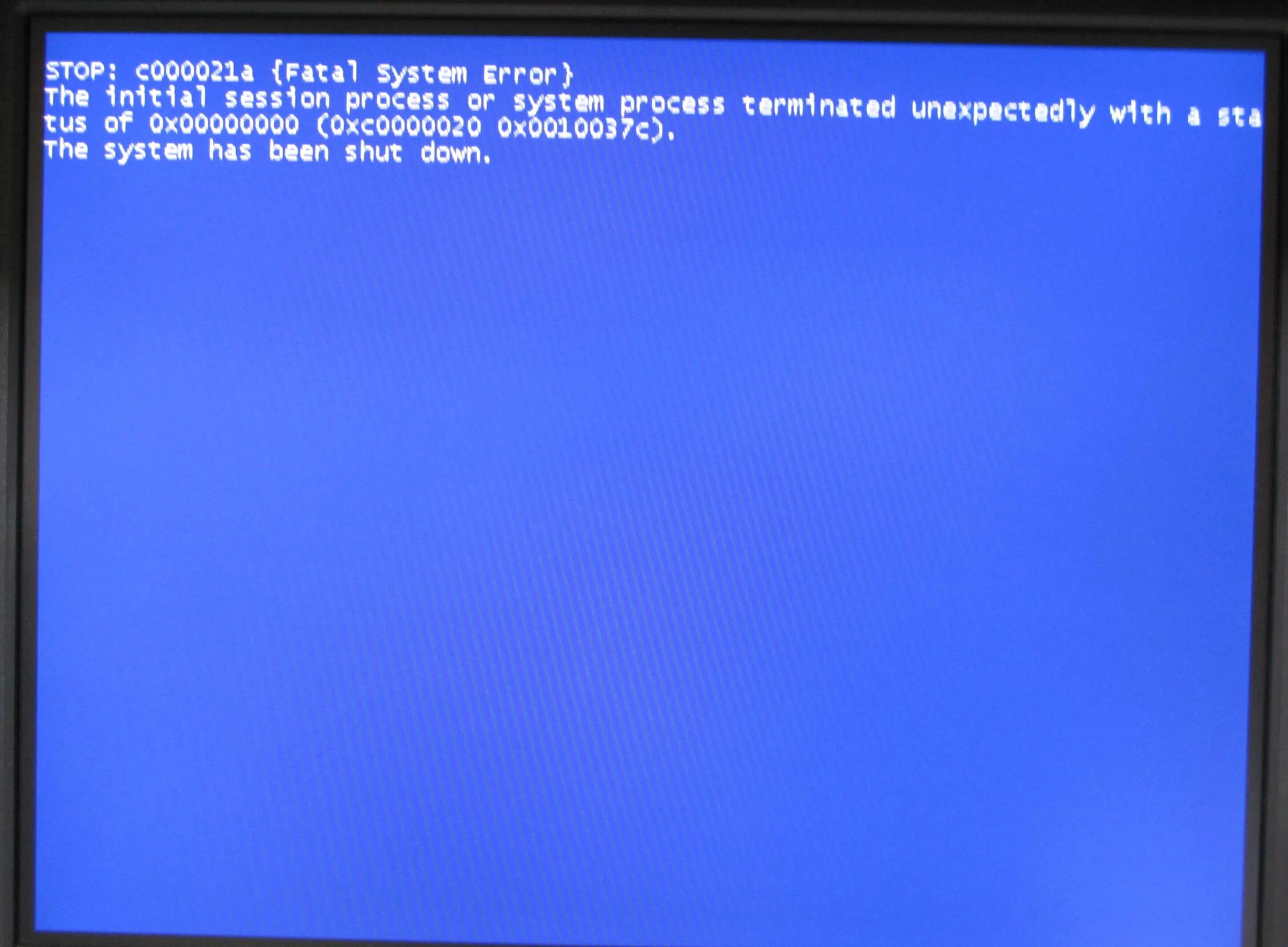 Stop c000021a. Синий экран смерти c000021a. Ошибка на компе. Stop с000021а Fatal System Error. Error code 21