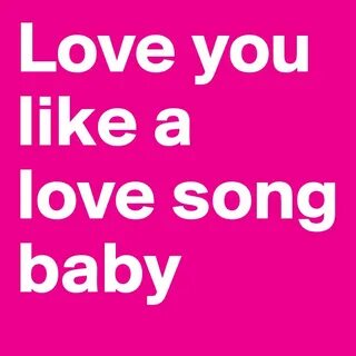 I love you too baby песня