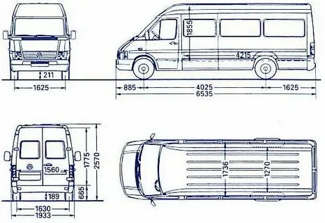 Какой размер мерседеса спринтера