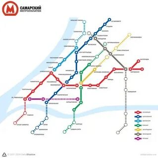 Карта метро самара