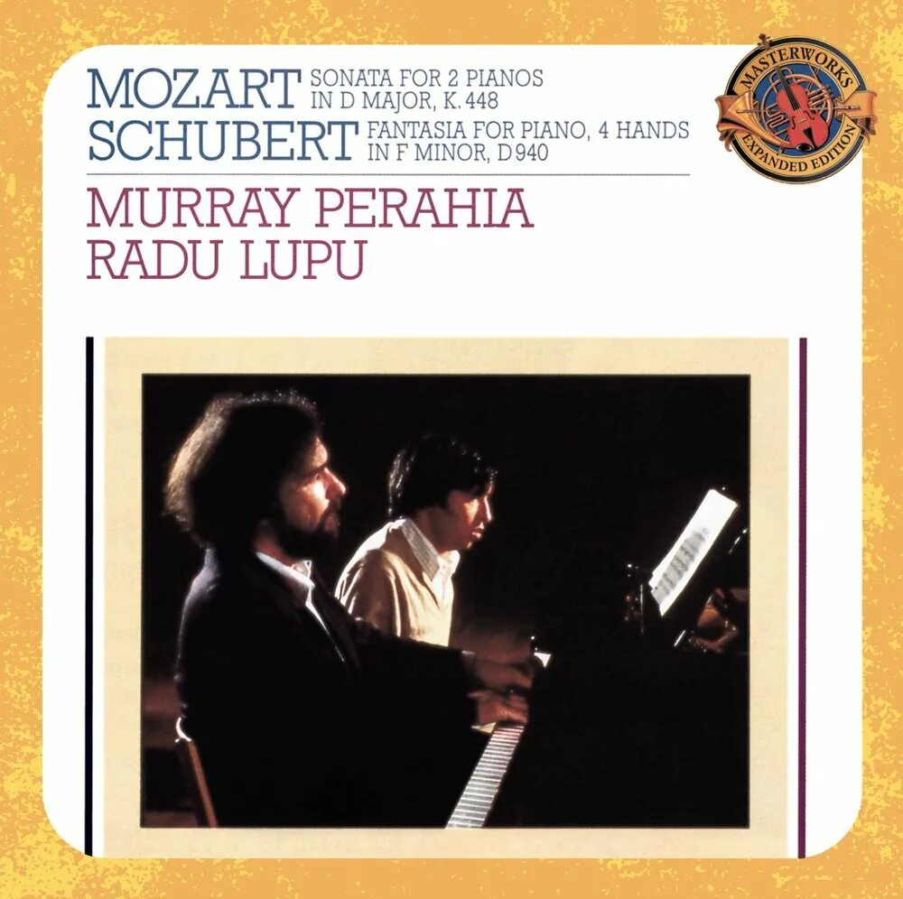 Соната для двух фортепиано к 448 моцарта. Mozart sonata for 2 pianos k 448. murray perahia.