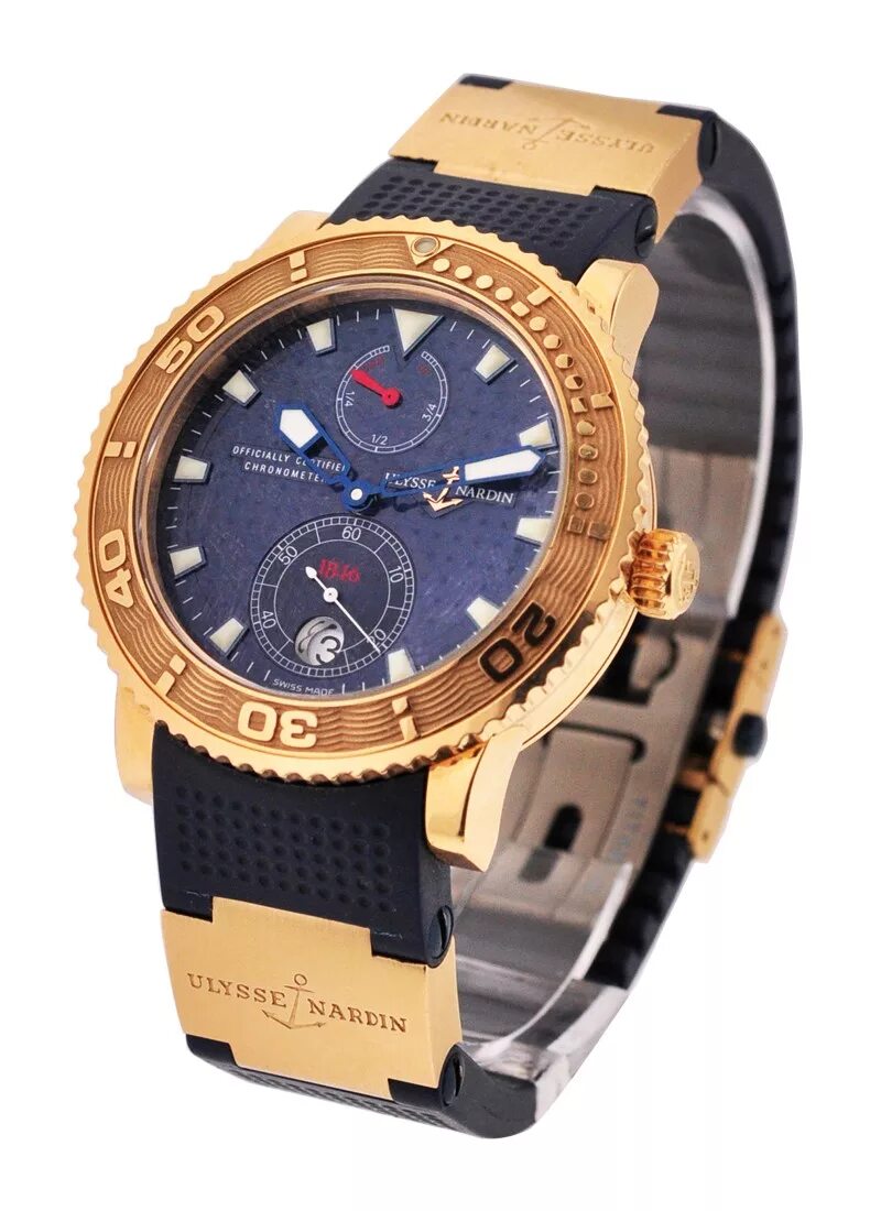 Maxi marine. Ulysse Nardin Maxi Marine Diver 266. Ulysse Nardin Maxi Marine Diver Gold. Ulysse Nardin Marine Gold. Часы Ulysse Nardin Maxi Marine.