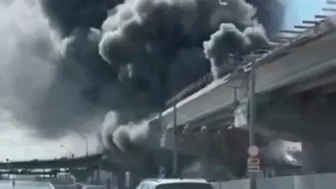 Каширское шоссе горит