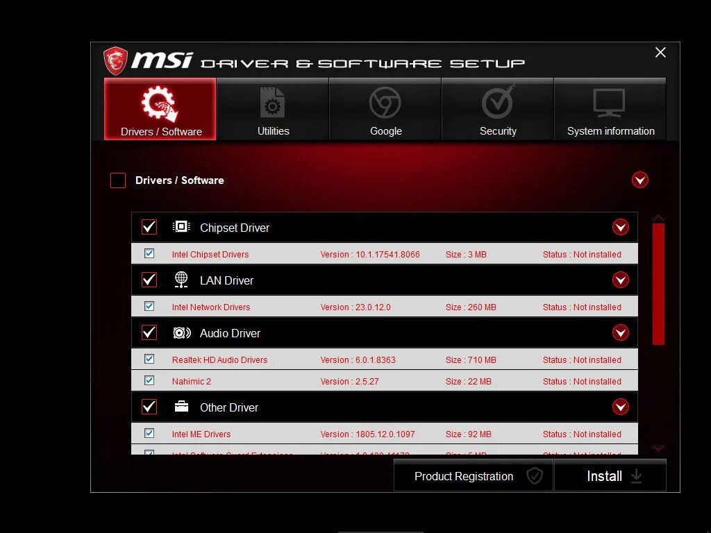 MSI Drivers. MSI Driver Utility installer. MSI Driver update. AMD Chipset software.