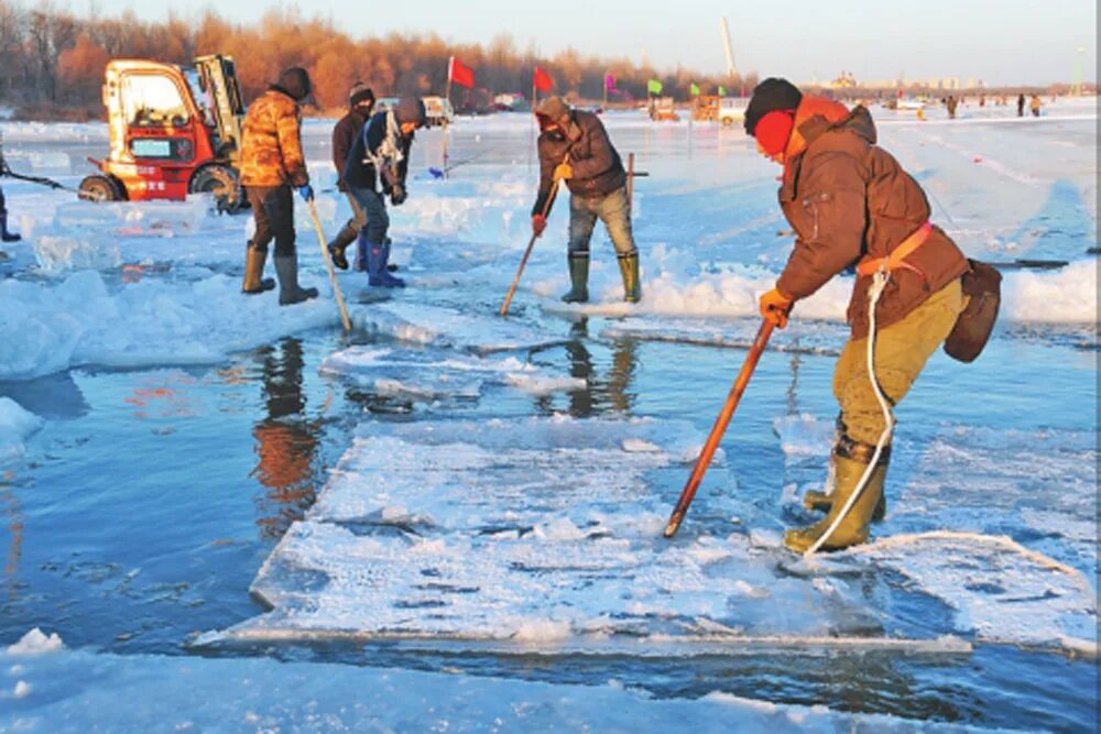 Где добывают лед. Где добывают лед
