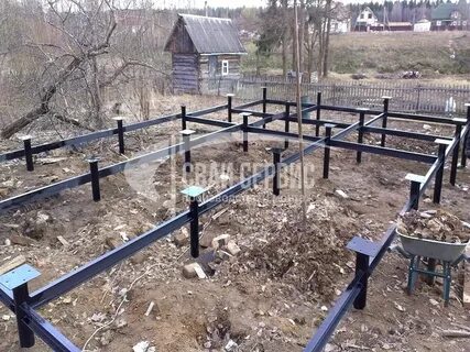 Полы в свайном фундаменте