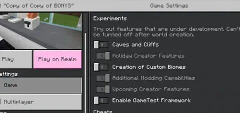Create features