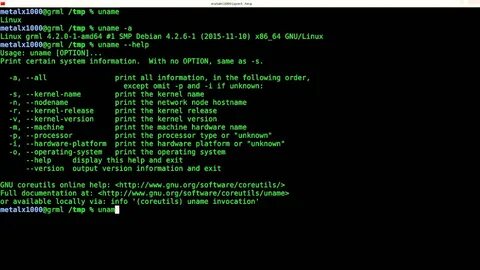 Kernel version