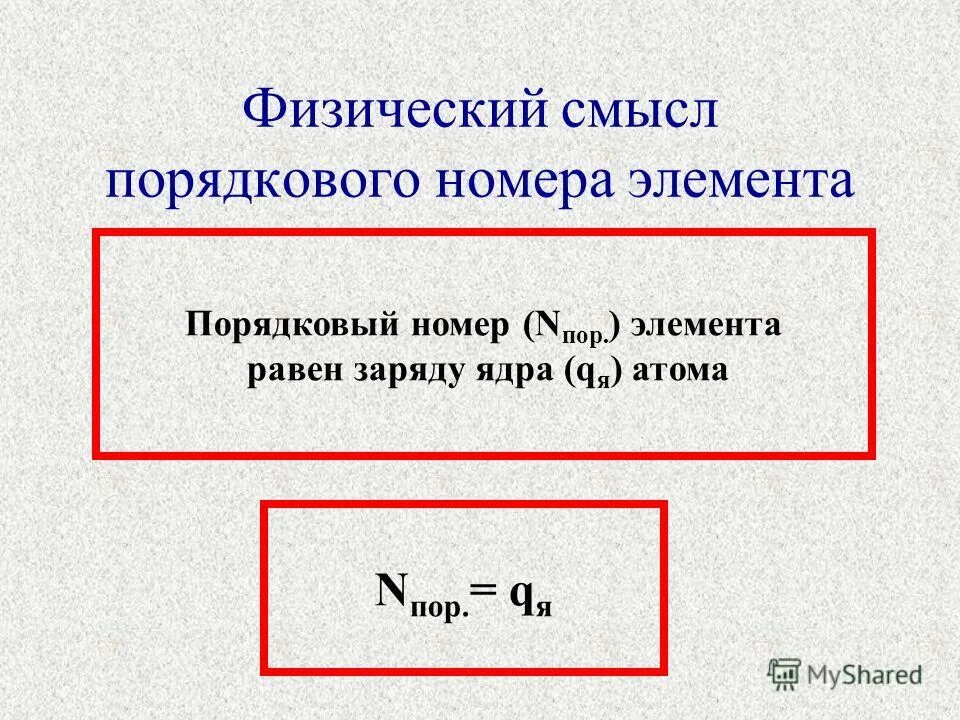 Порядковый номер химического элемента равен ответ. Физический смысл порядкового номера. Физический смысл номера элемента. Физический смысл порядкового номера группы и периода номера элемента. Физический смысл порядкового номера группы периода.