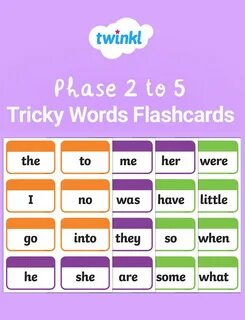 Tricky words
